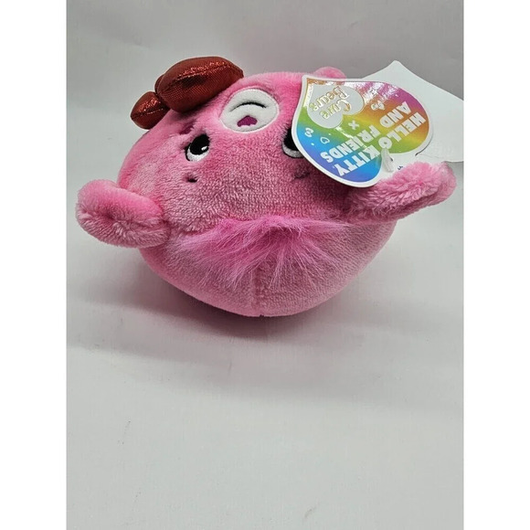 Hello Kitty in Cheer Bear costume - Sanrio x CareBear 9" Plush - NWT - Picture 6 of 12